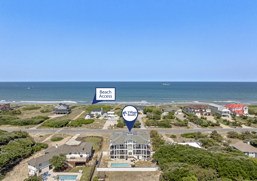SH71: Savannah Dawn | Aerial View to Beach Access