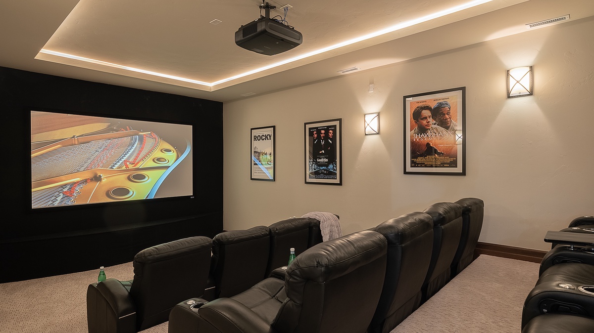 Over The Edge theater room