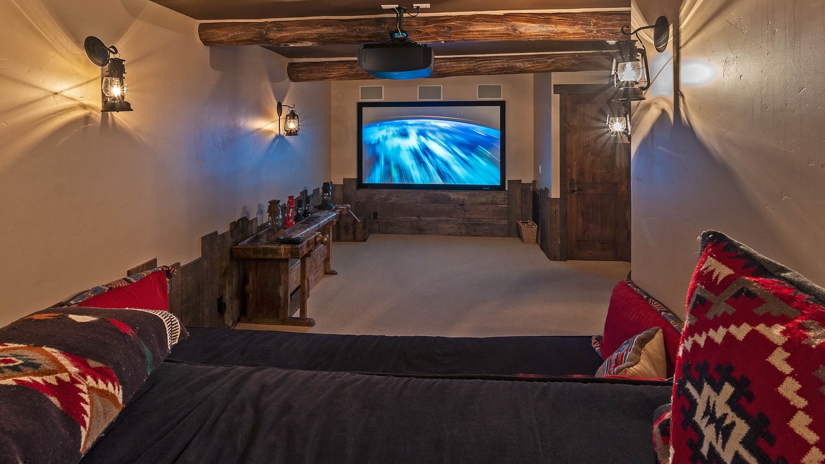 Pioneer Lodge home theater