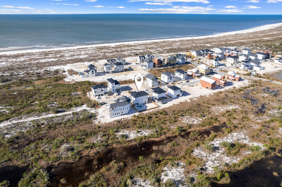 The Sea Star Arial Location