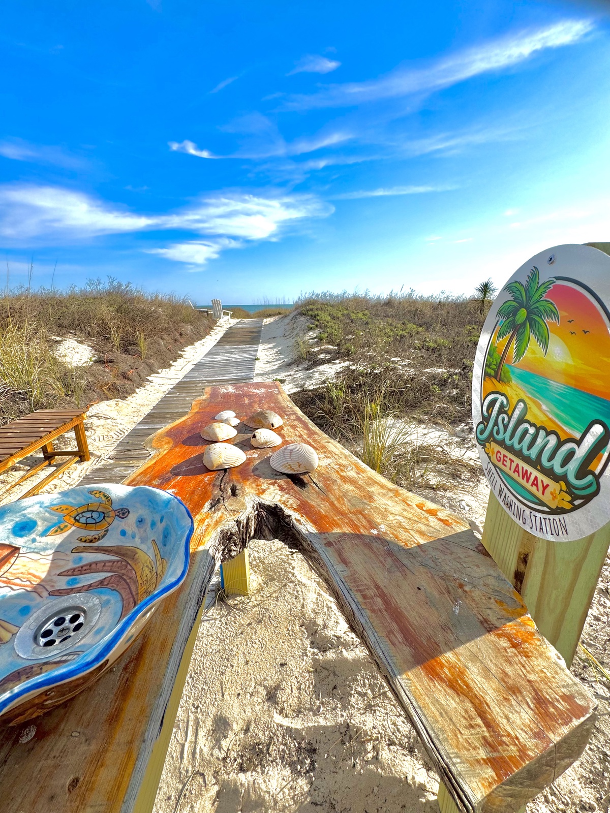 Shell Washing Station for your special treasures