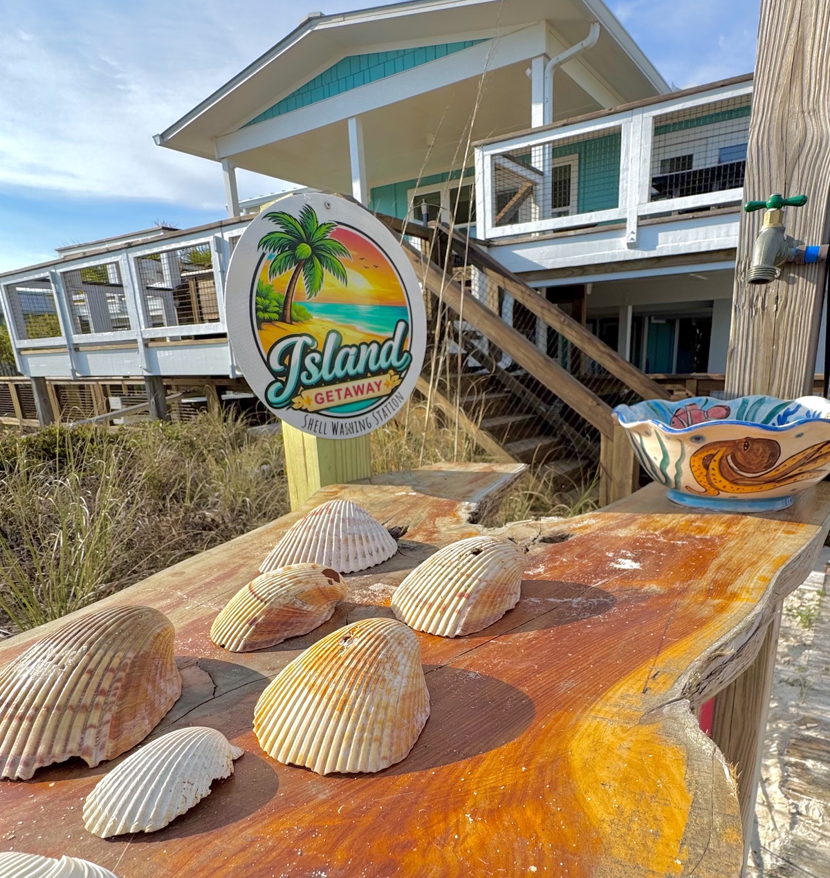 Shell Washing Station for your special treasures