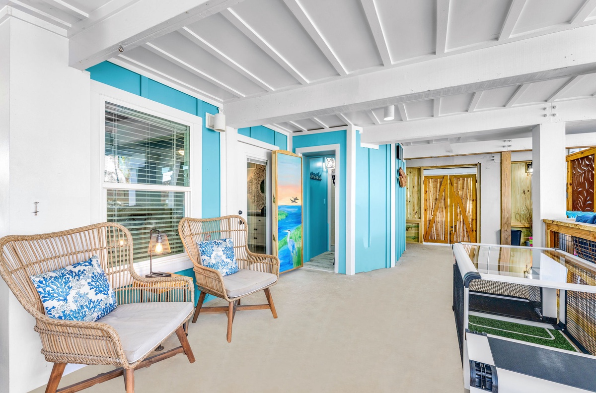 Challenge the family to a Subsoccer competition at night!