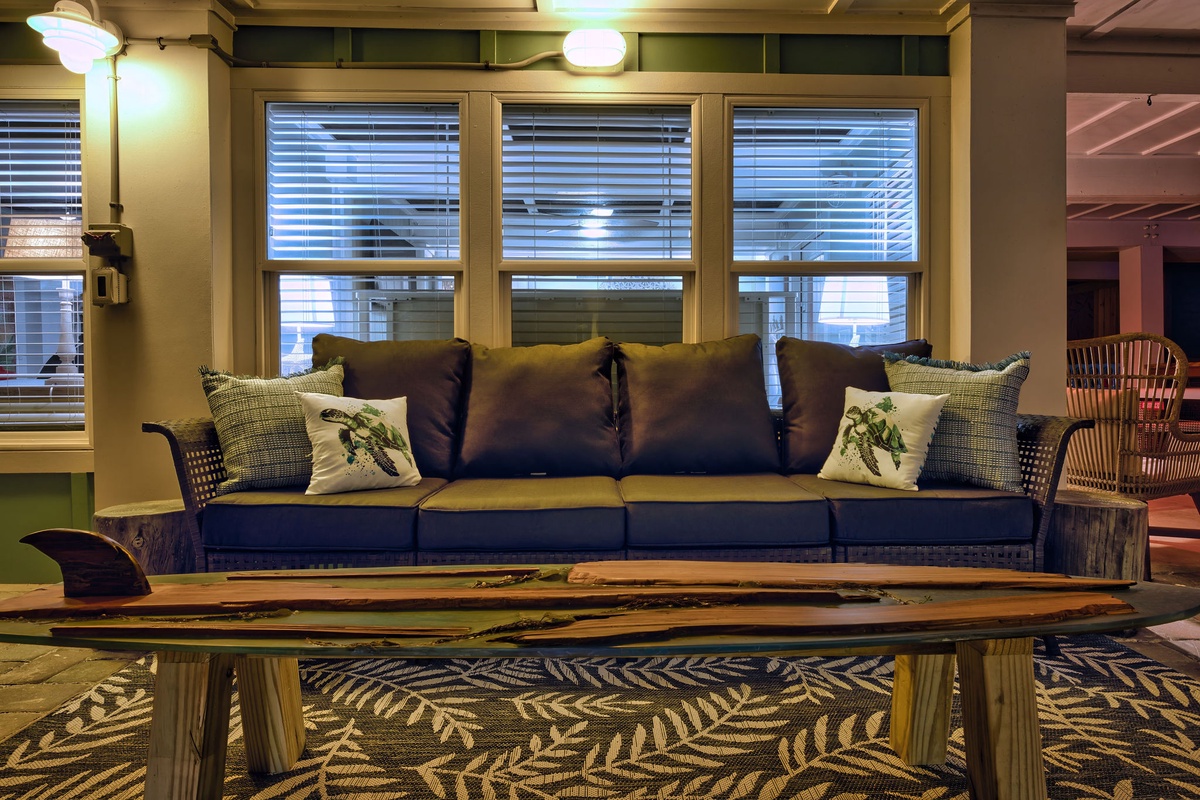 Sink into this plush sofa where natural light streams through your windows, perfect for morning coffee or evening relaxation.