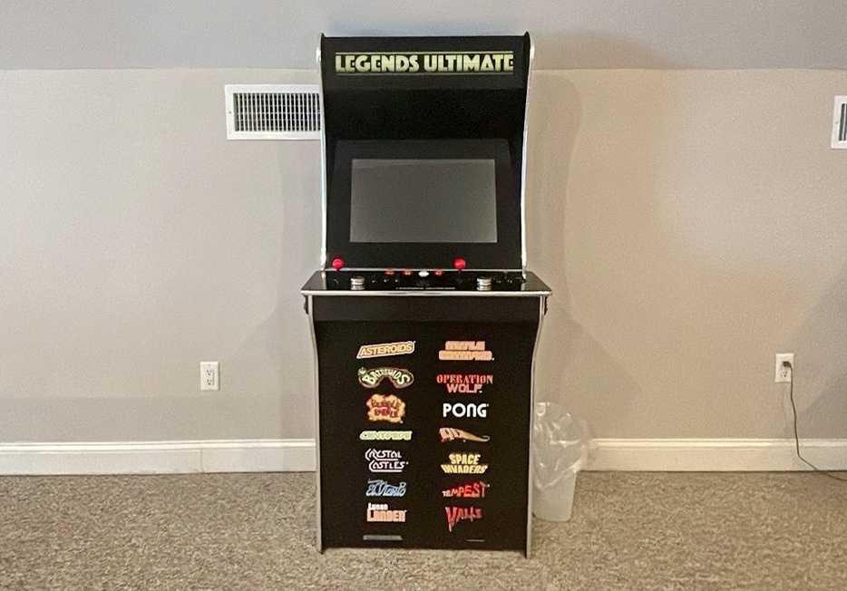Step back in time with your own vintage arcade machine featuring classic games like Pong and Asteroids for endless entertainment.