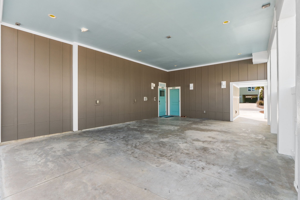 Your private garage offers secure parking and storage space with modern finishes and convenient access.