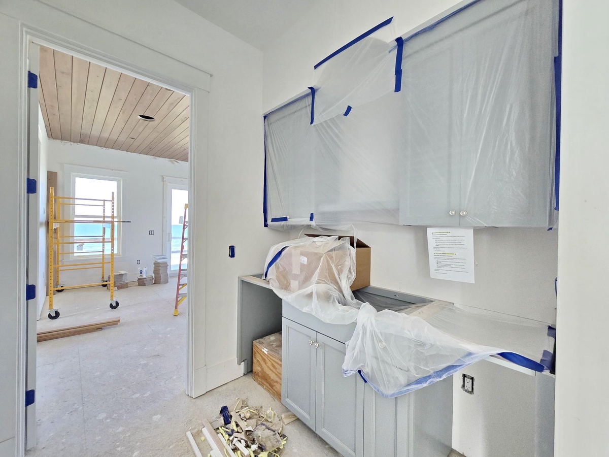 Your dream coastal retreat is taking shape—fresh ocean views await you through every window, while modern finishes and thoughtful design come together in this light-filled space.