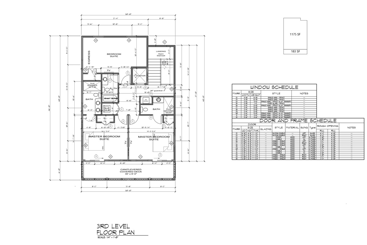 Detailed floor plan showing spacious layout with two master bedroom suites and modern amenities for your comfort.