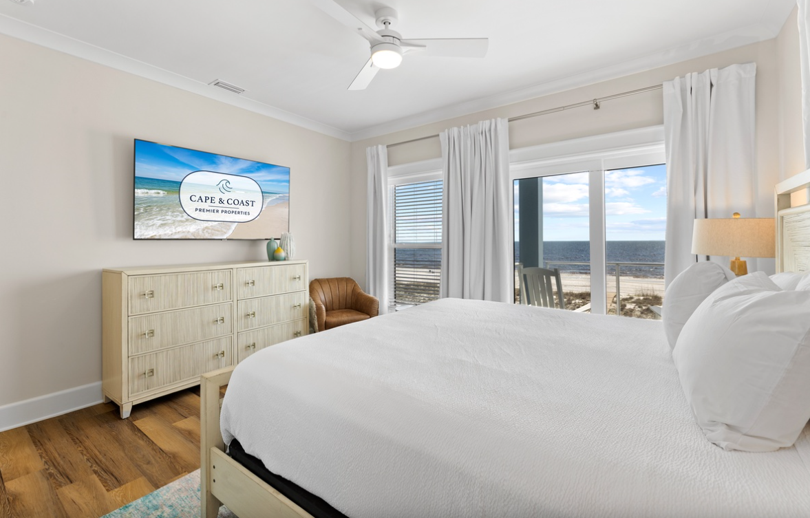 Wake up to breathtaking ocean views from your comfortable bed, where the sound of waves and fresh sea breeze create the perfect coastal morning.
