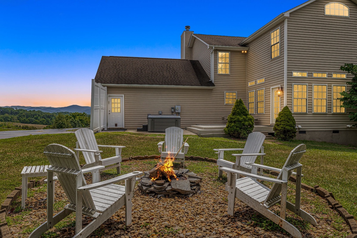 Toast Marshmallows Over the Fire Pit