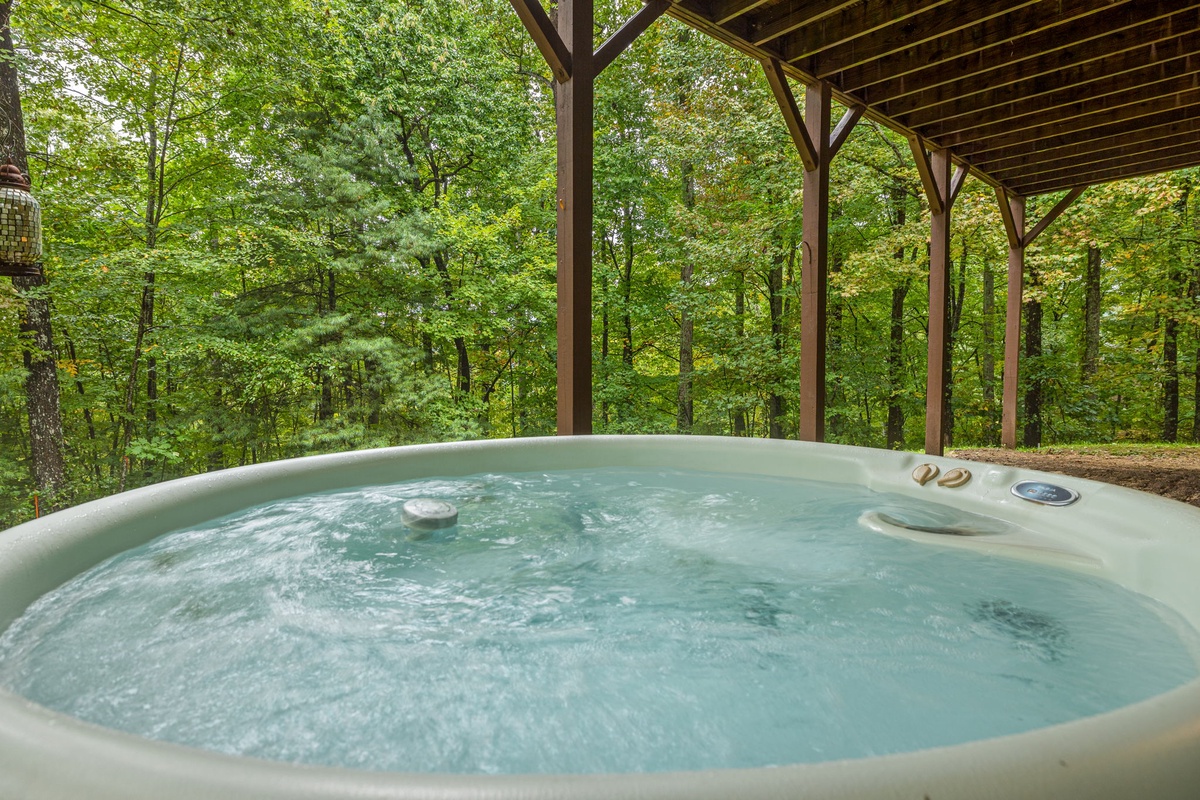 Soak In the Hot Tub After Your Mountain Adventures