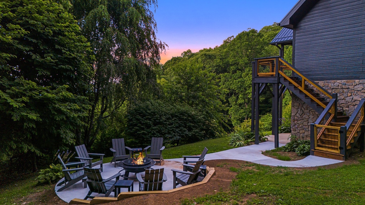 Sunset At the Fire Pit