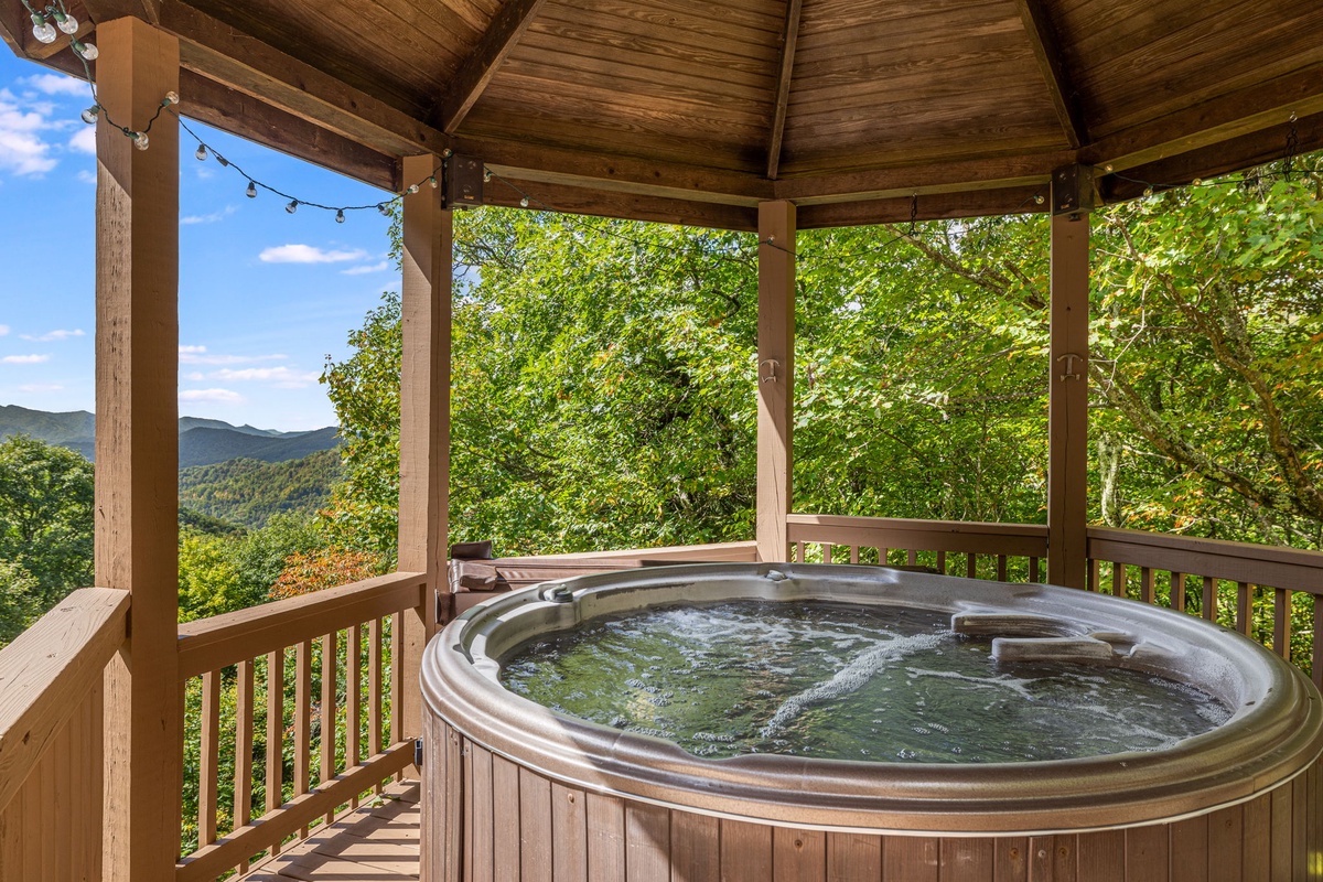 A Hot Tub Soak With Mountain Views