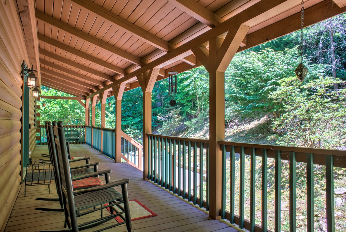 Rocking Chairs on Covered Deck