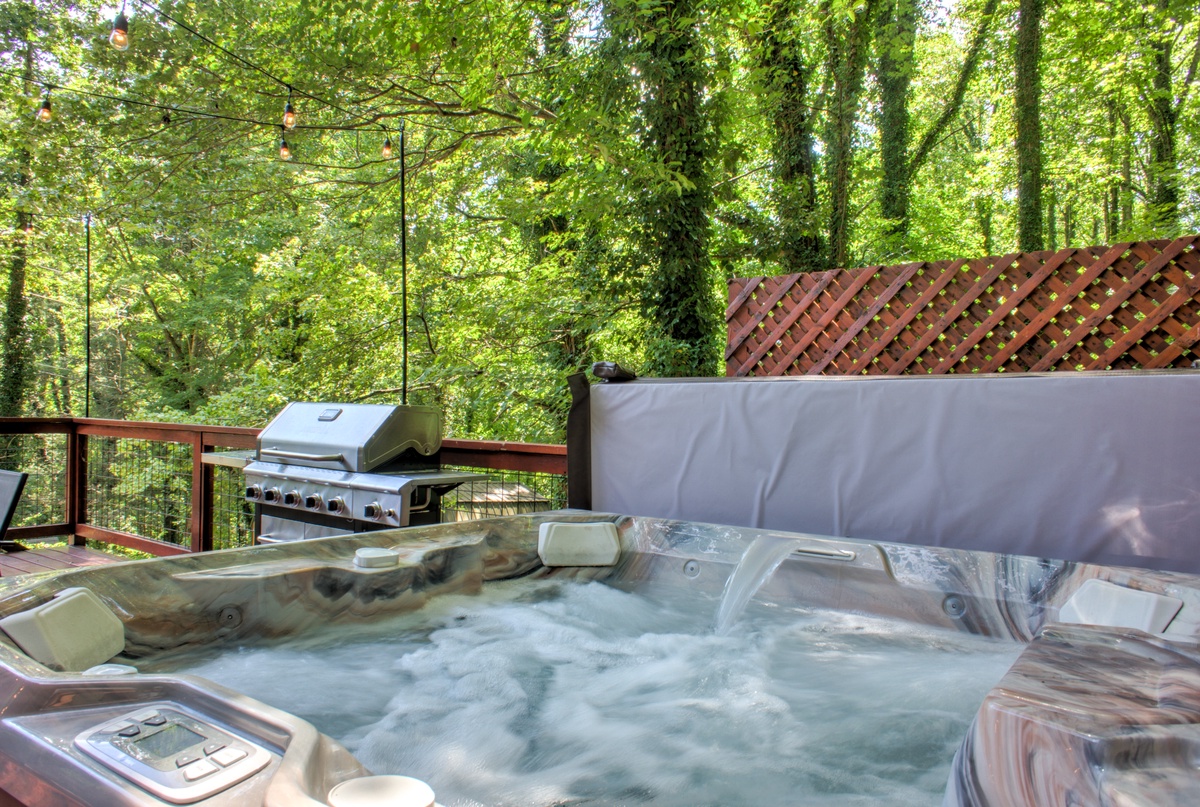 Soak in the Rejuvenating Hot Tub