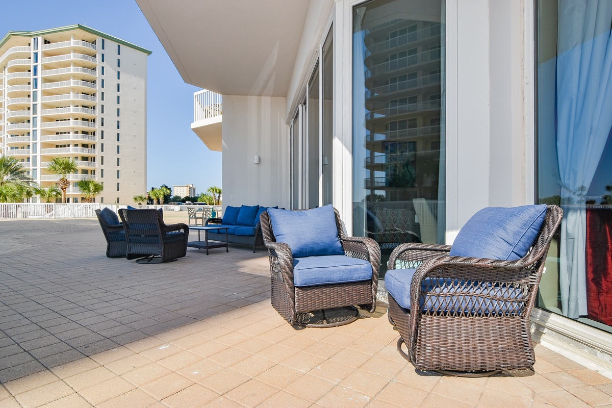 Silver Shells St. Croix 201- Patio View