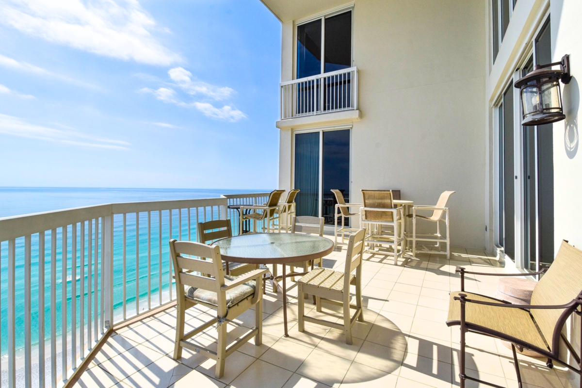 Silver Beach Towers East Penthouse 1701 - Balcony