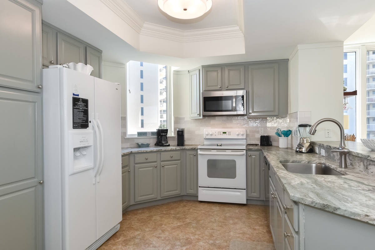 Silver Shells St. Lucia 301 - Fully Equipped Kitchen