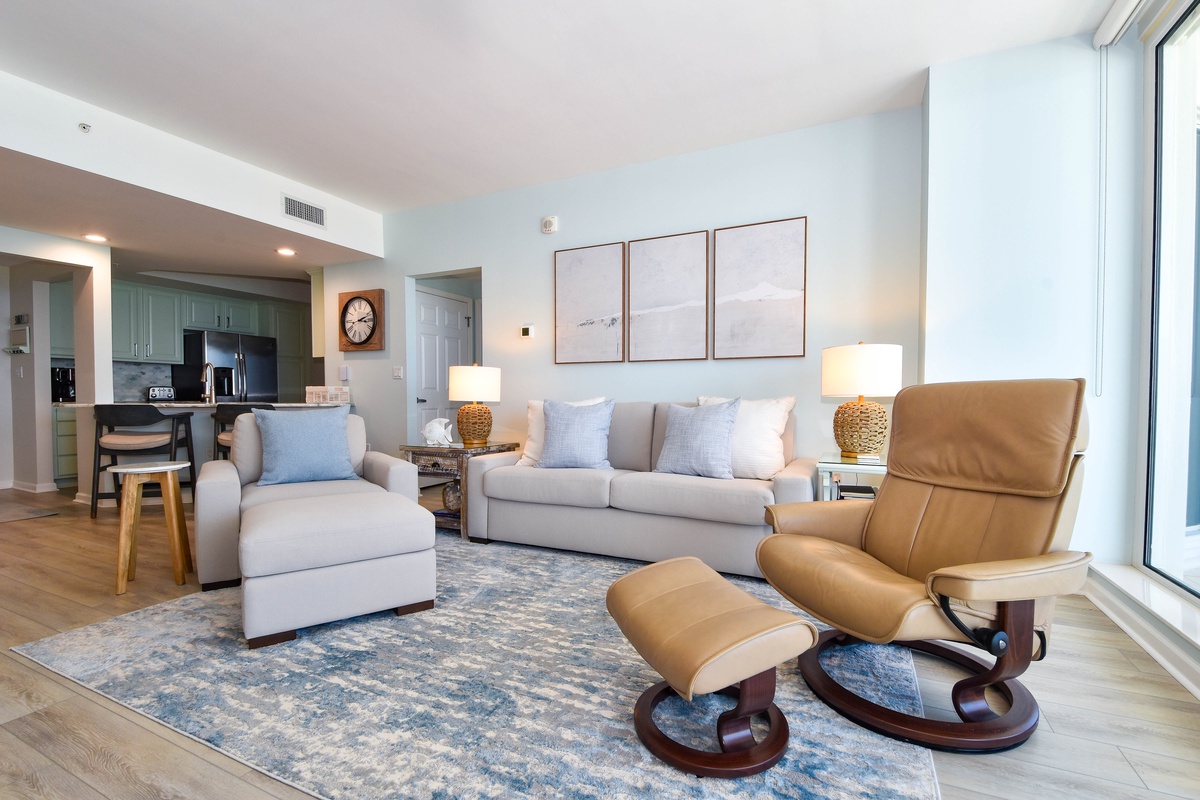 Silver Beach Towers West 902 - Living Area