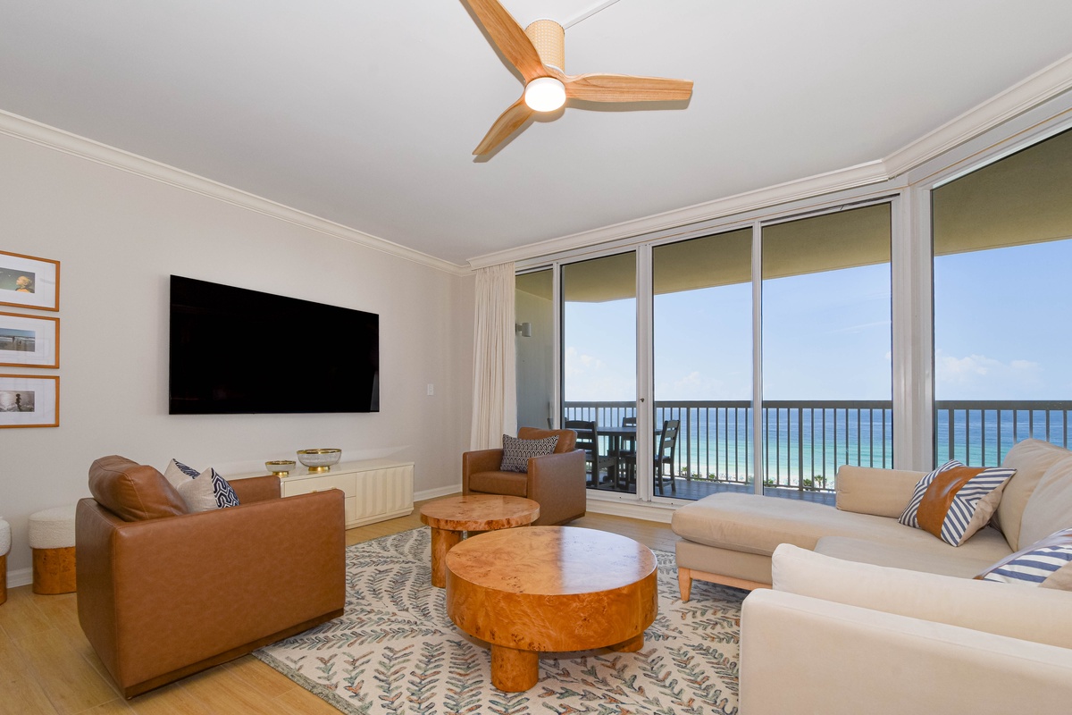 Silver Shells St. Croix 903 - Living Area with TV