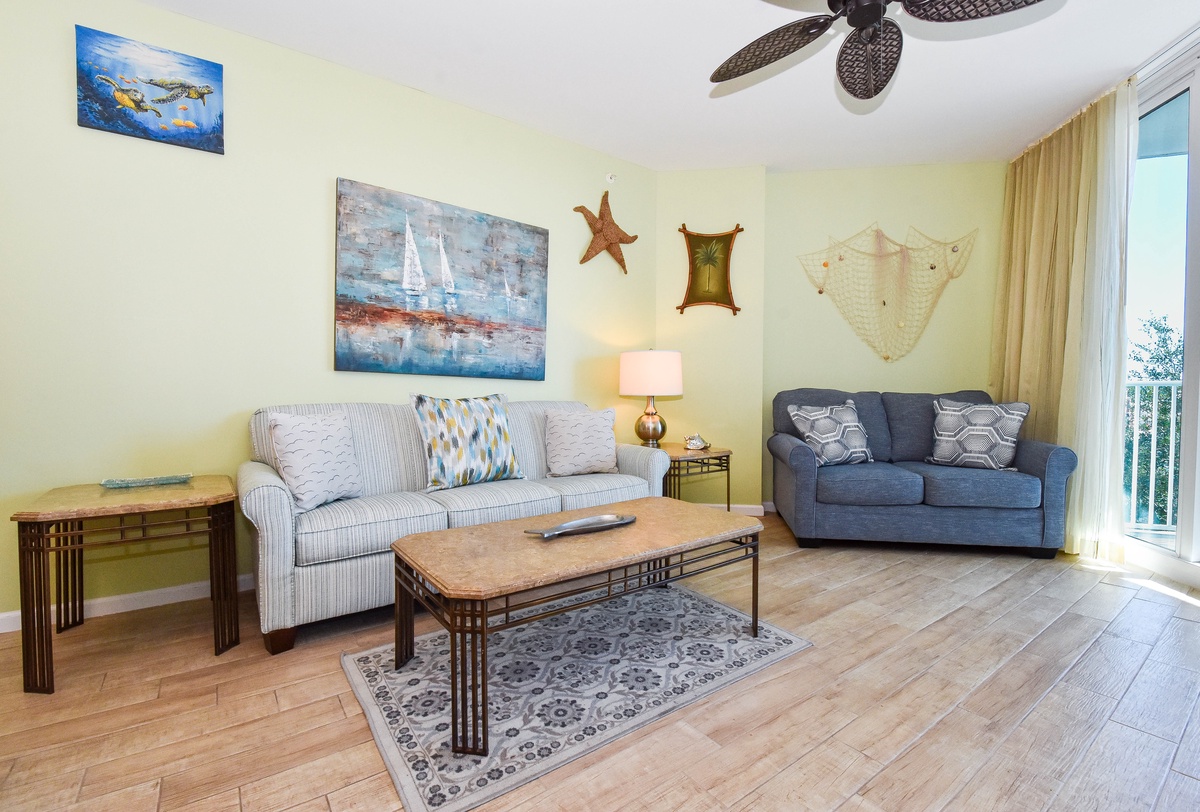 The Palms of Destin 1414 - Living Area