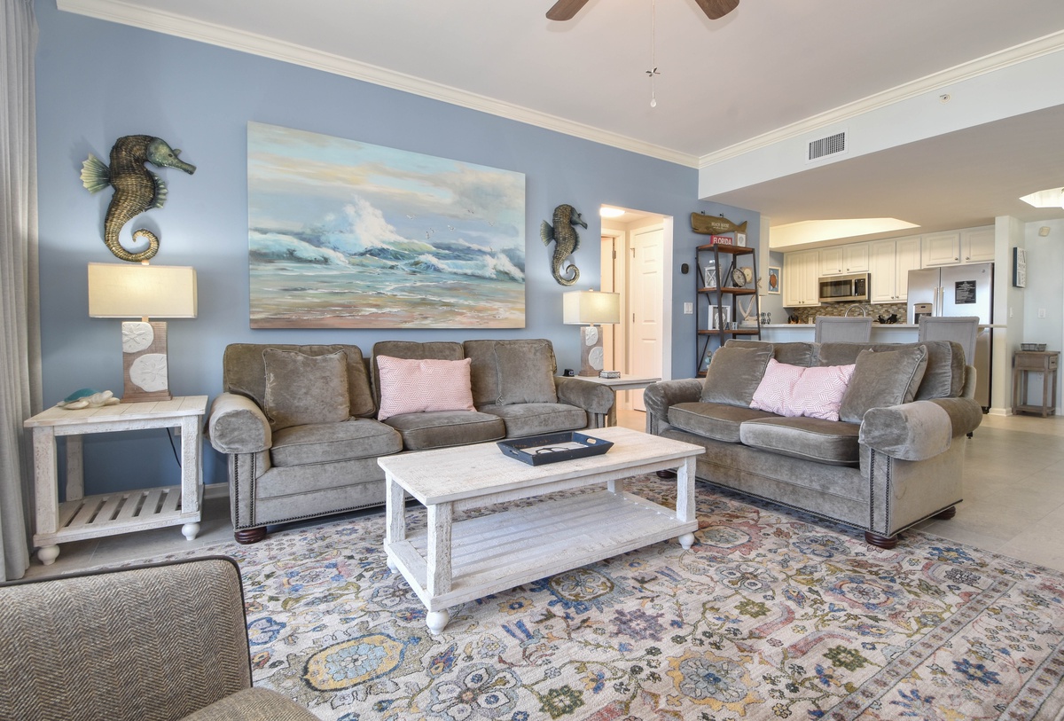 Silver Shells St. Lucia 902 - Living Area