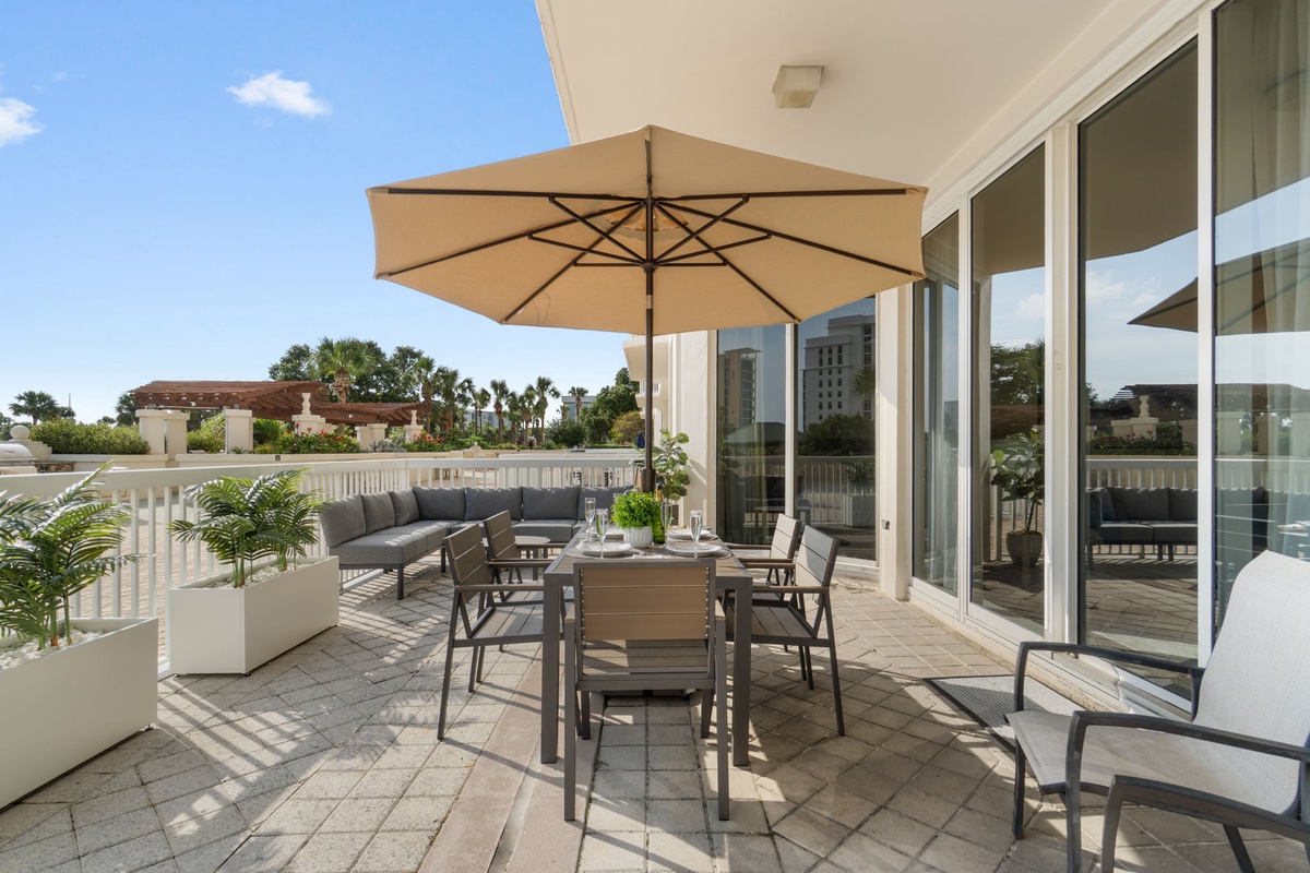 Silver Shells St. Lucia 202 - Patio Seating
