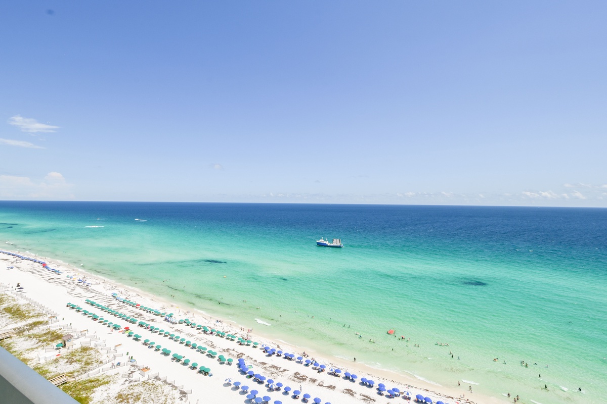 Silver Beach Towers East 1804 - Balcony View