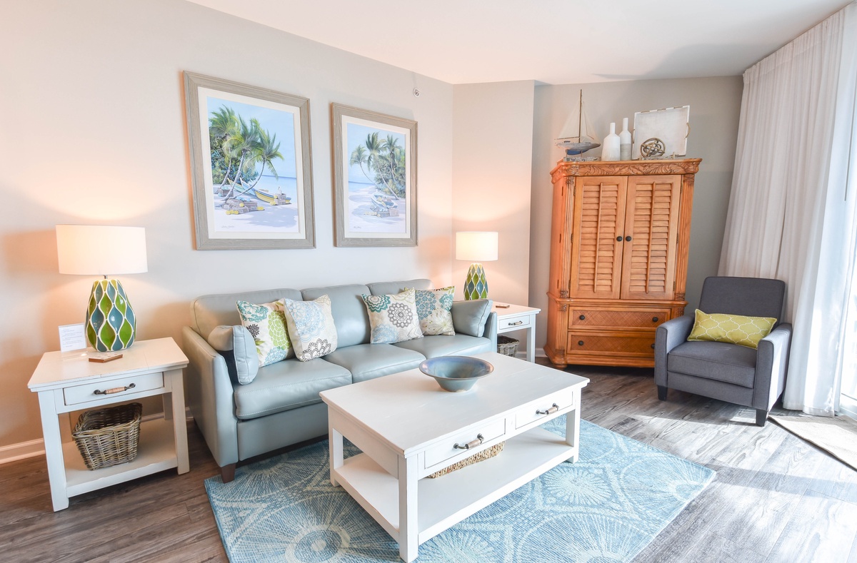 The Palms of Destin 2905 - Living Area
