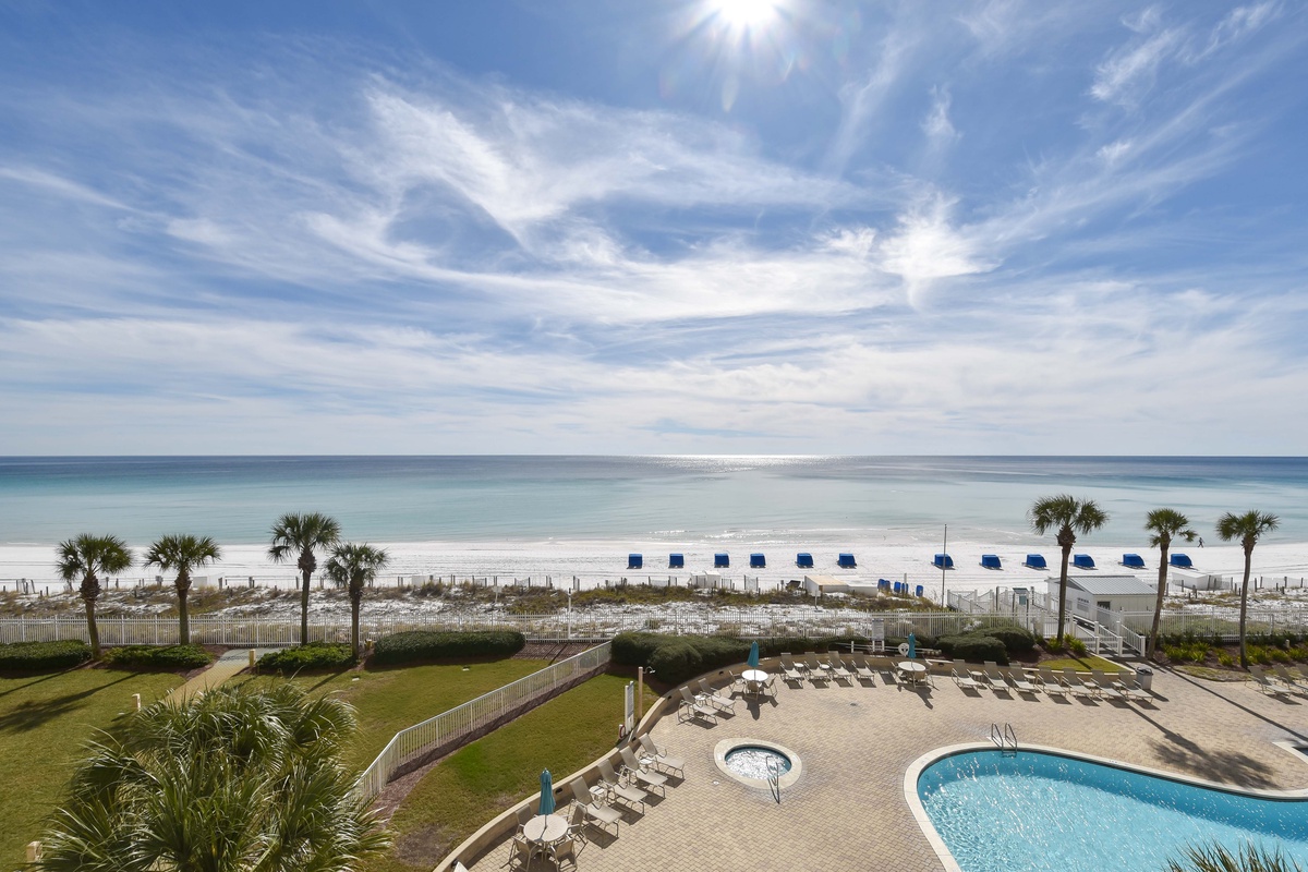 Silver Beach Towers East 404- Balcony View