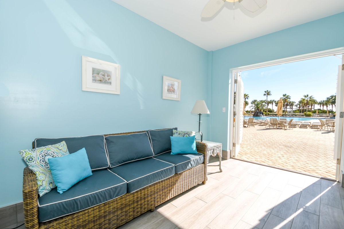 Silver Shells St. Croix Cabana 9 - Living Area
