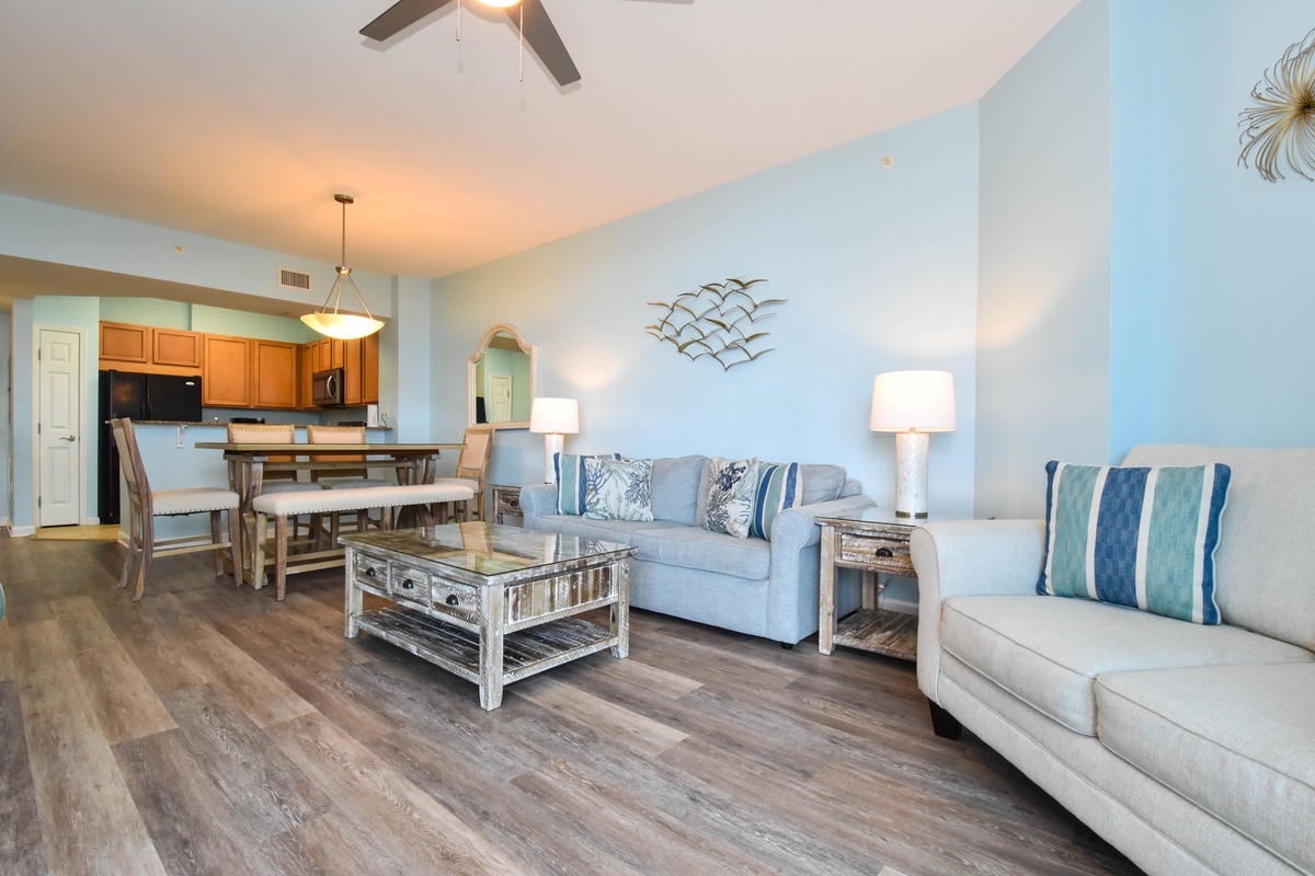 The Palms of Destin 1408 - Living Area