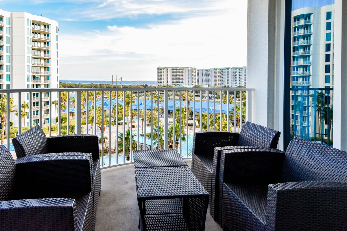 The Palms of Destin 2609 - Balcony with Gulf View