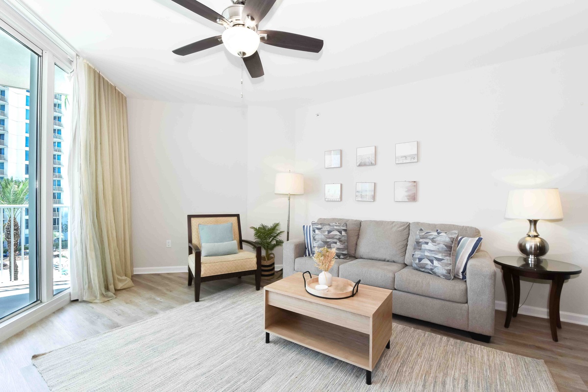 The Palms of Destin 1413 - Living Area
