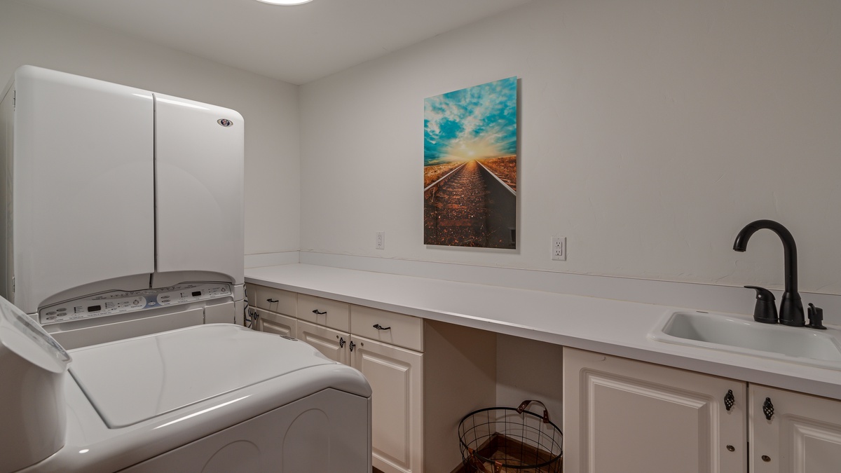 Apex Lodge North Side: Laundry Room Lower Level