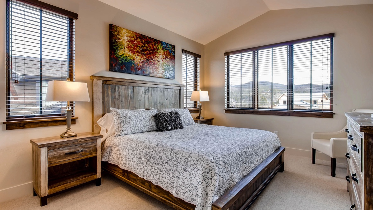 Bedroom 3, Upper Level - King room 2 on upper level with hall bath