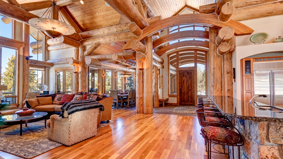 Entry and open floor plan