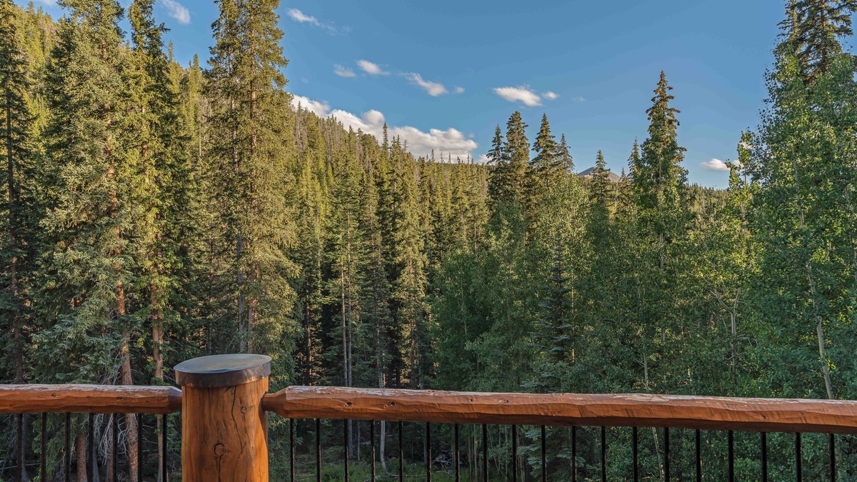 Beautiful views off main deck