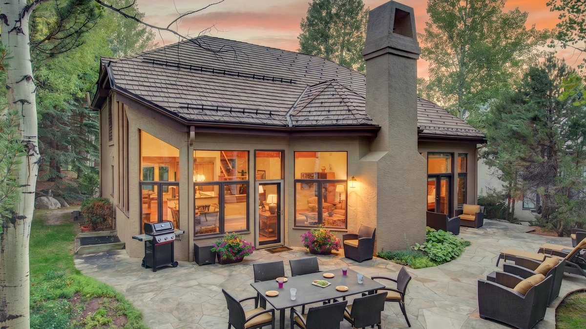 Patio, Main Level - Outdoor dining area beside the home