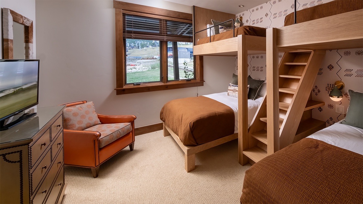 Bedroom 4, Main Level - Twin-over-full bunk room