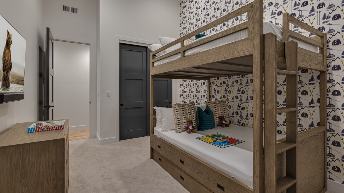 Bunkroom on main level