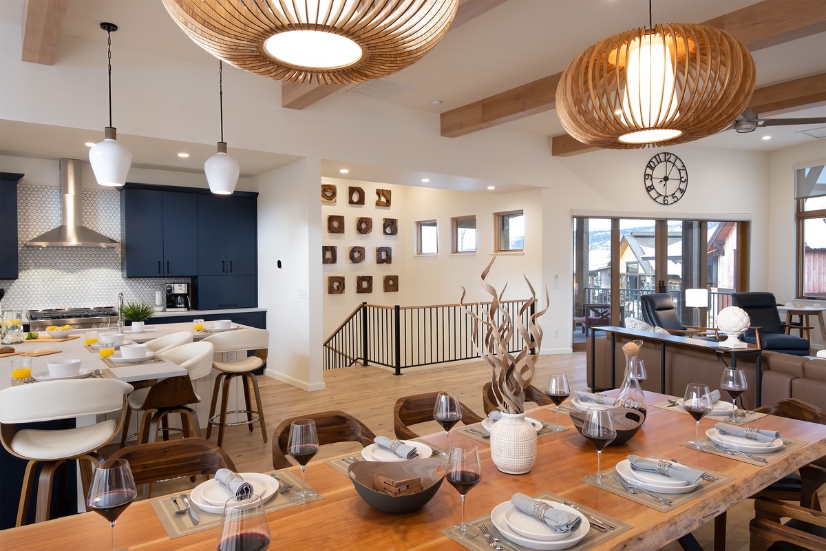 Dining Table to great room view