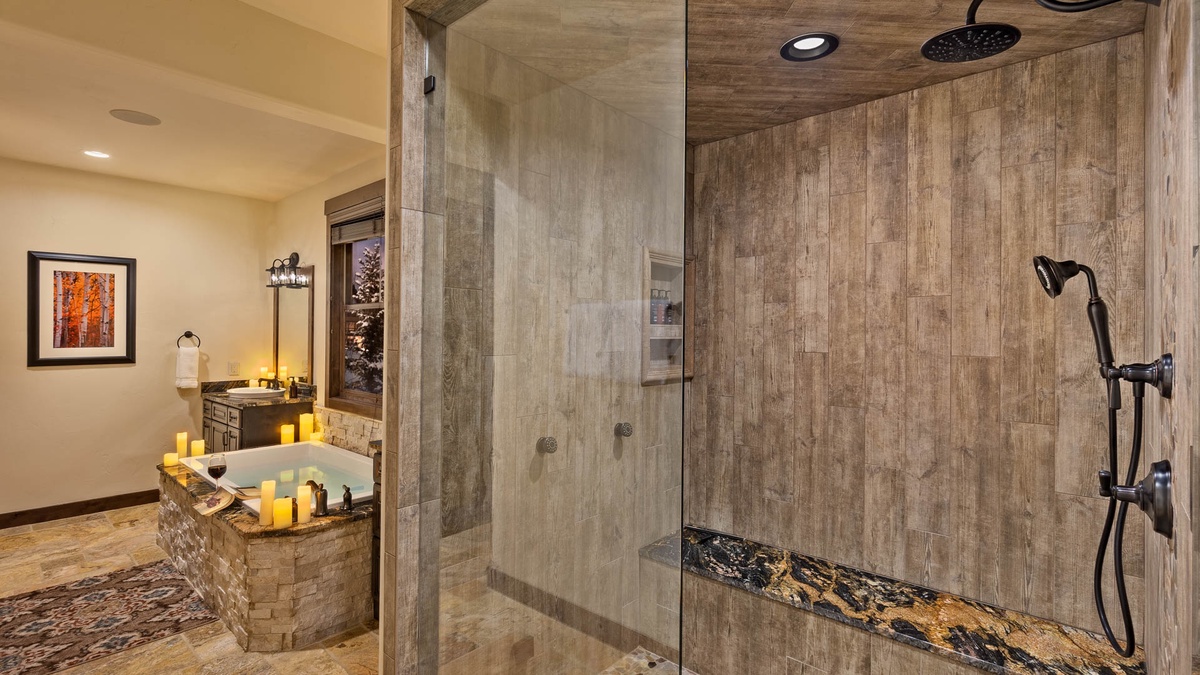 Bedroom 2, Main Level - Ensuite with walk-in shower