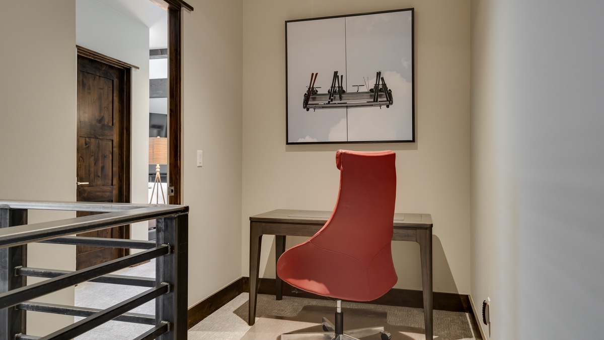 Hall desk off of king suite on upper level