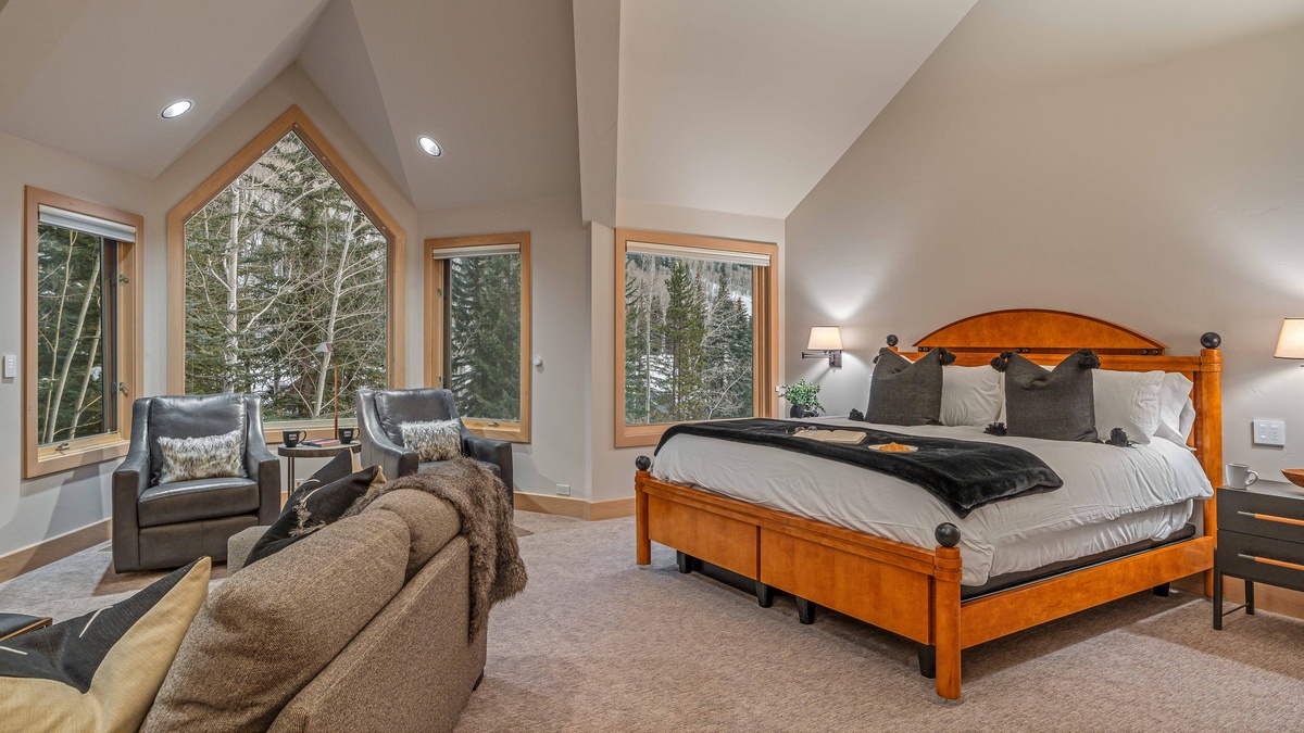 Bedroom 1 - Primary king suite on upper level
