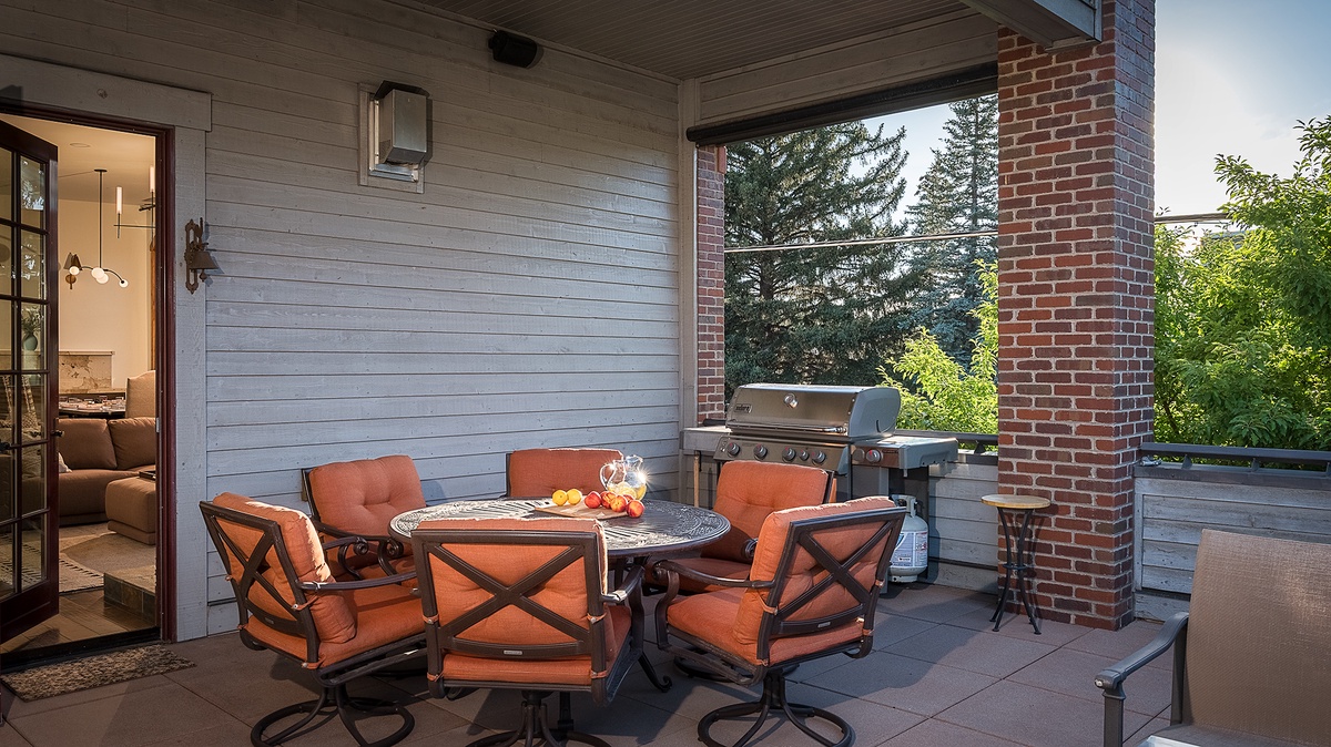 Deck, Main Level - Outdoor seating with grill