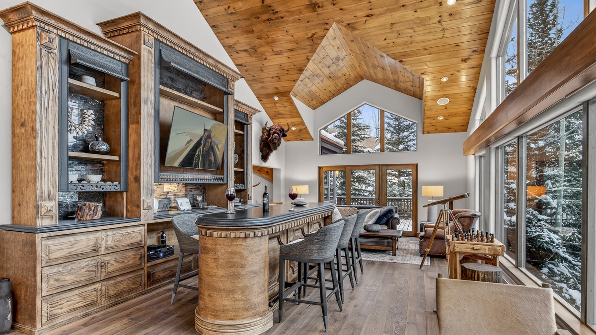 Bar and Family Area, Main Level