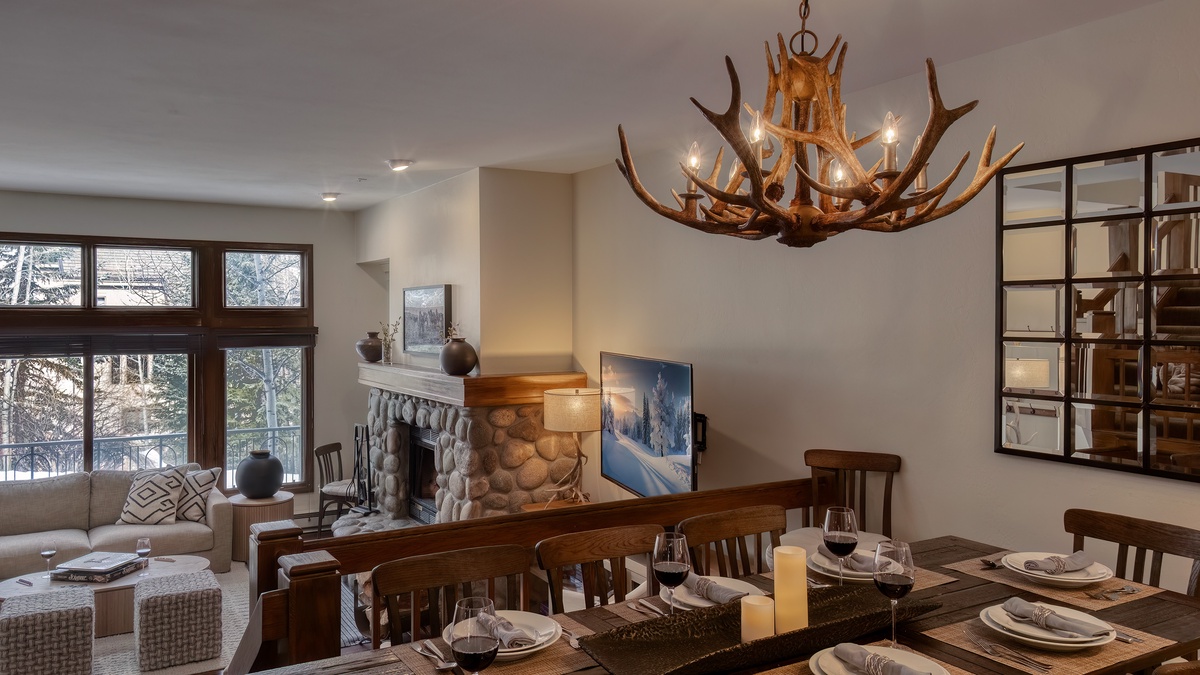 Dining to Family room view