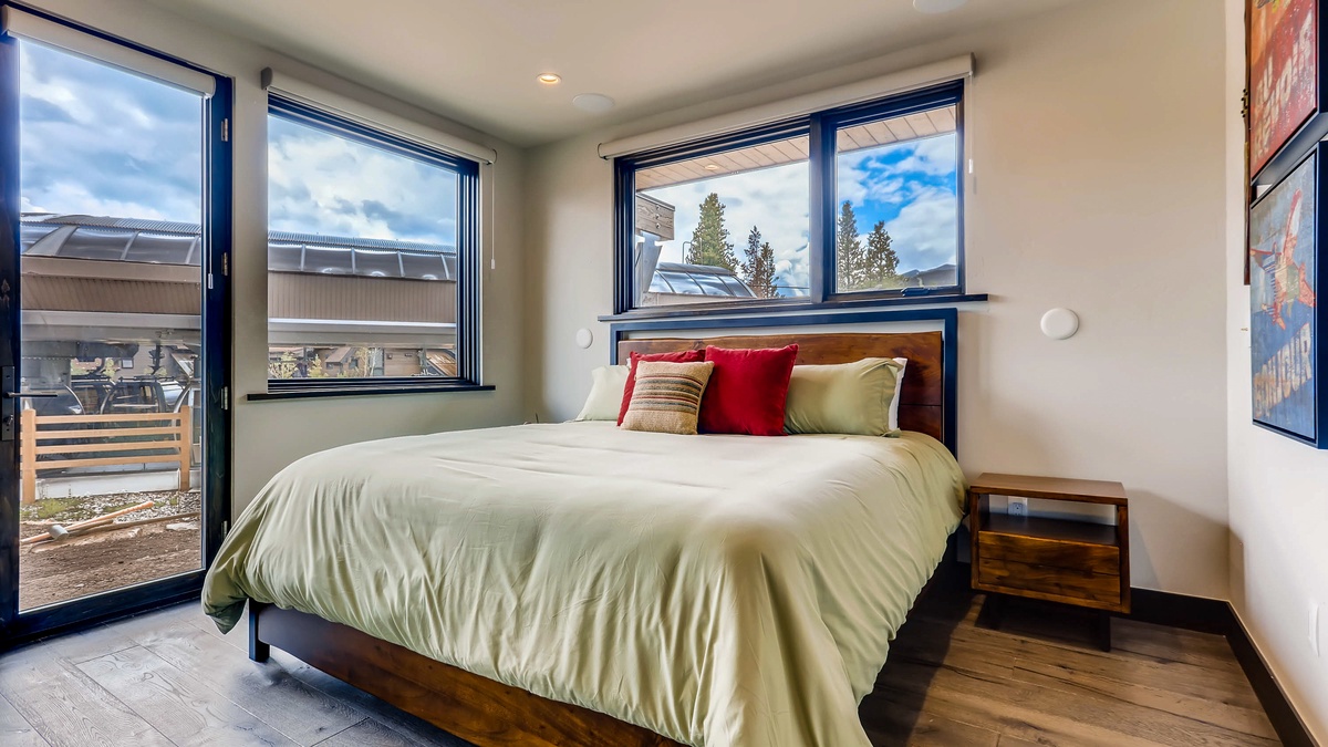 Bedroom 3, Lower Level - King suite on lower level with patio