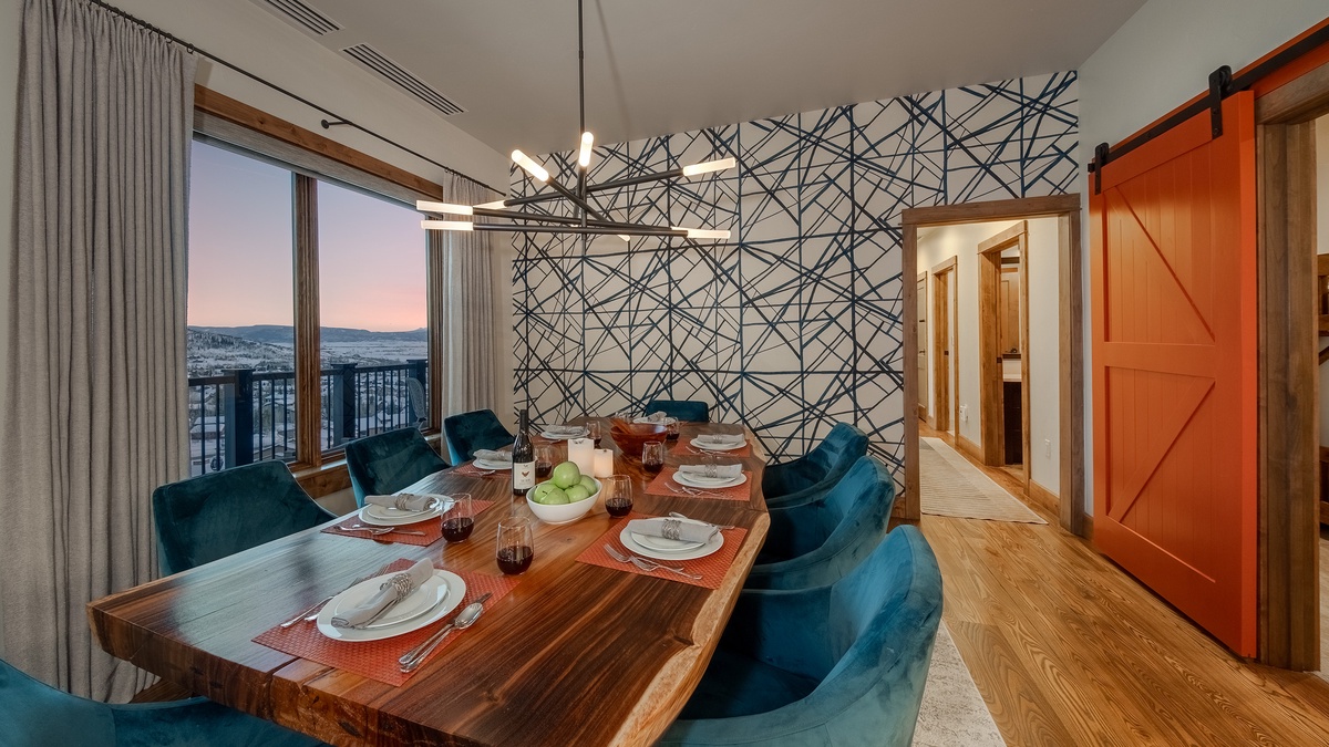 Dining Area, Main Level - Modern dining table seating for 8